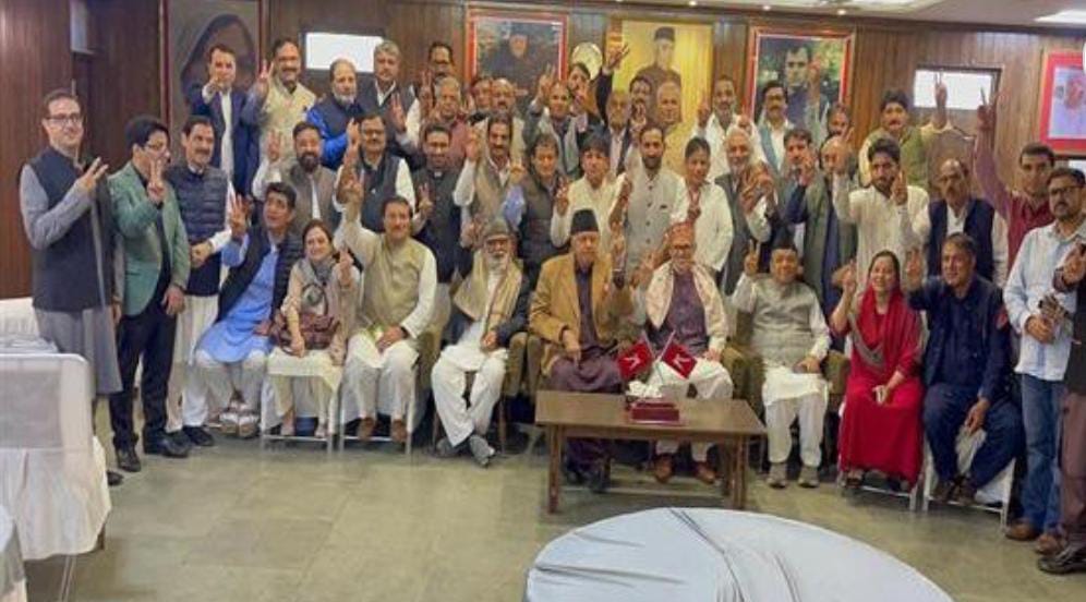 Newly elected MLAs