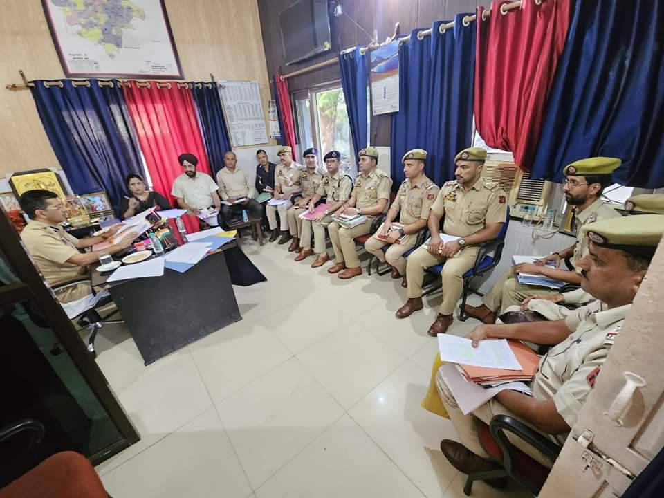 SSP Jammu Reviews Crime
