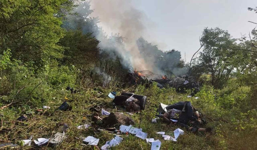 Helicopter Crashes in Pune