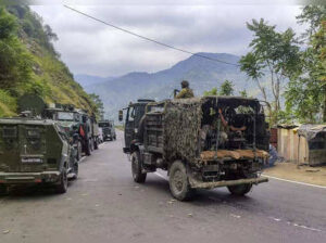 Army Vehicle in Akhnoor