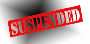 Suspended