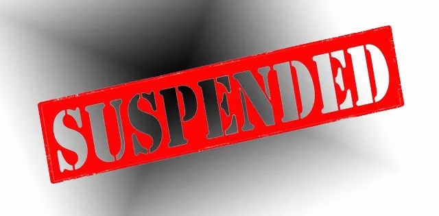 Suspended