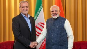 Modi meets Iranian President