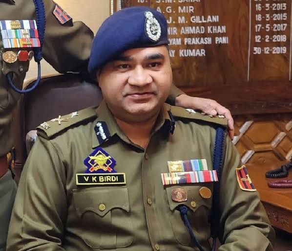 IGP Kashmir V K Birdi